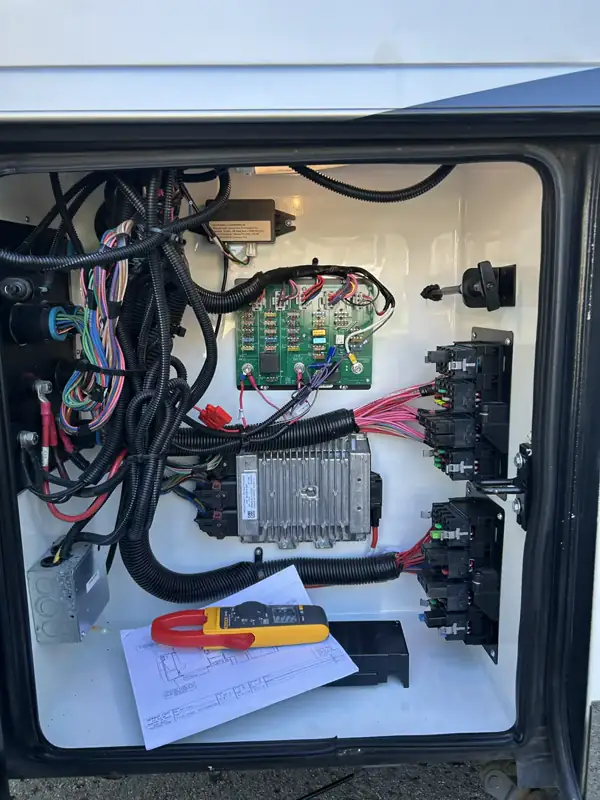 Meter diagnostics in open RV electrical bay
